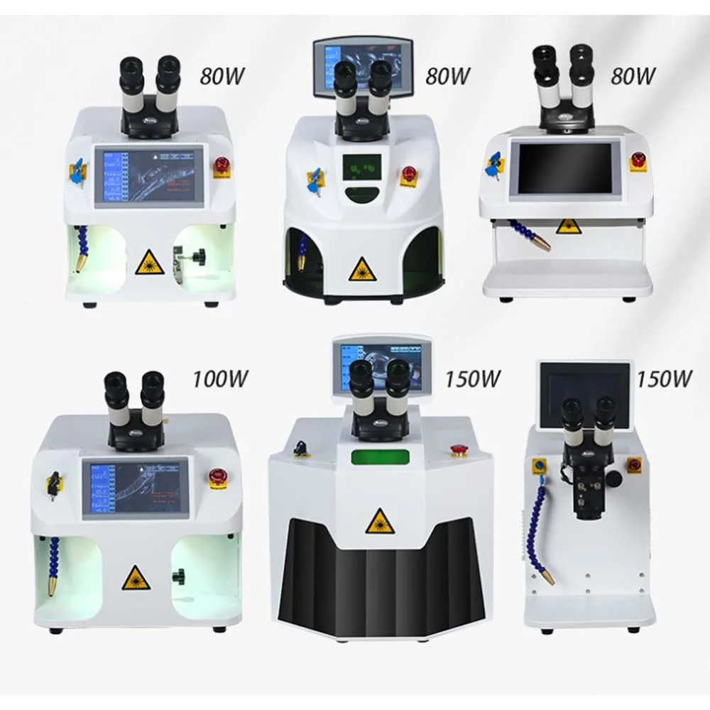 150W Micro Laser Jewelry Spot Welding Machine for Gold, Platinum, Ring Metal, Fine Desktop Laser Spot Welding Machine 6