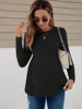 Maternity Clothes Long Sleeve Blouse T-Shirts Tees Spring Autumn Loose Casual Pregnant Women O-Neck Blouse Shirts Pullover Tops 4