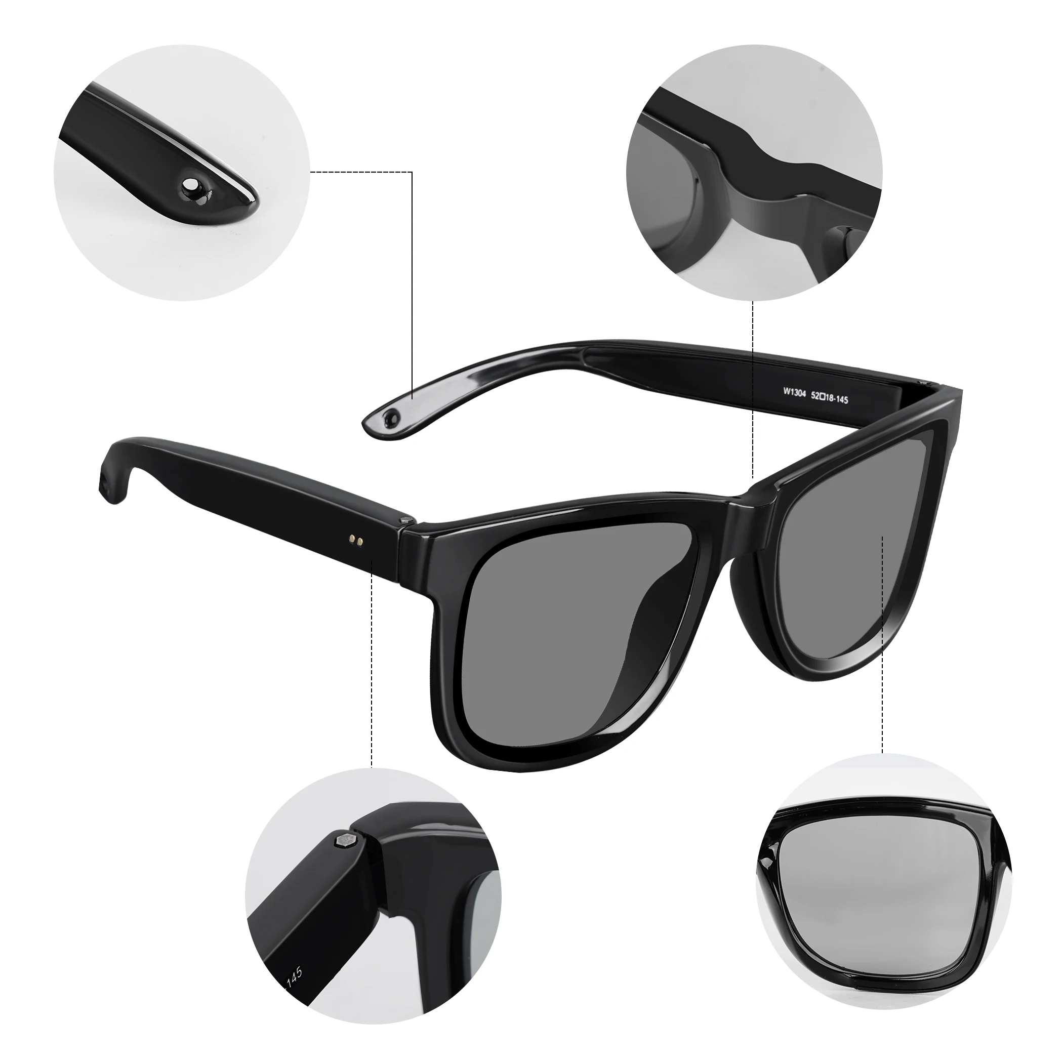 Smart Tint Changing Sunglasses-UV Protection, Transition Lenses, and Color-Changing Technology for Men and Women