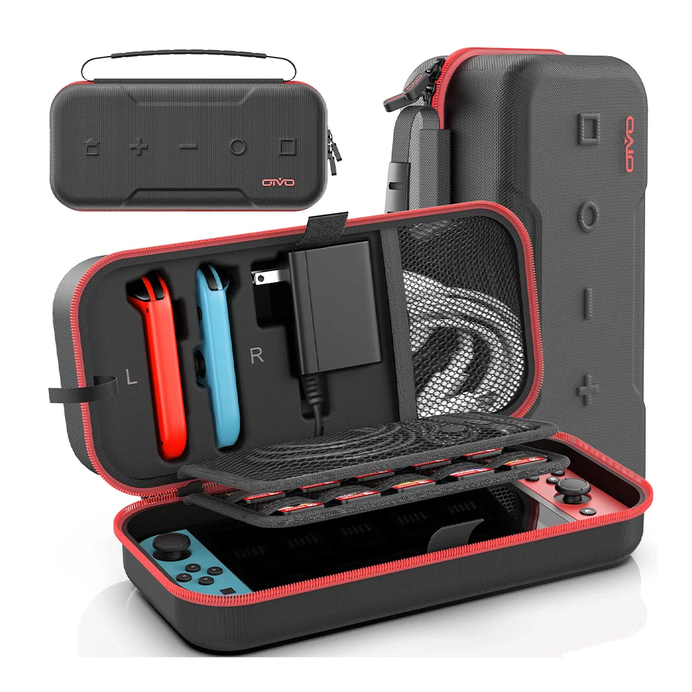 

Nintendo Switch OLED Carrying Case Compatible with Switch/OLED Portable Travel Carry Fit for Joy-Con and Adapter Hard Shell Pro