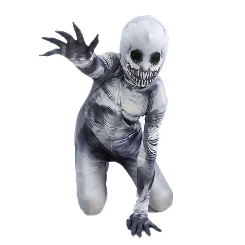 Costume da zombie scheletro luminoso per bambini per Halloween