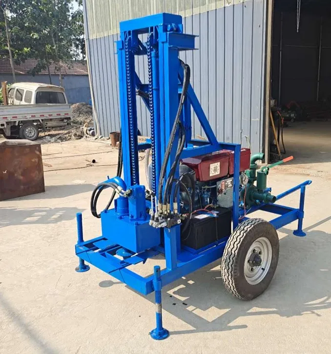 Hydraulic 25HP Diesel Type of Rotary Water Well Drilling Rig with Wholesale Price 4