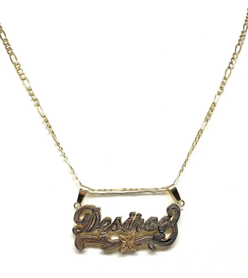 Personalized Name Necklace For Women 18K Double Gold Plated Stainless Steel Jewelry Customized  Pendant With Star Jewelry Gifts