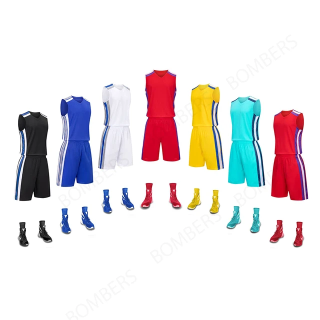 Adult Breathable Youth Sports 2022 Uniforms Set Basketball New