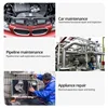 Endoscope Camera with 4.3'' LCD Digital Handheld Borescope IP67 Waterproof Snake Camera Sewer Inspection Camera with 8 LED 6