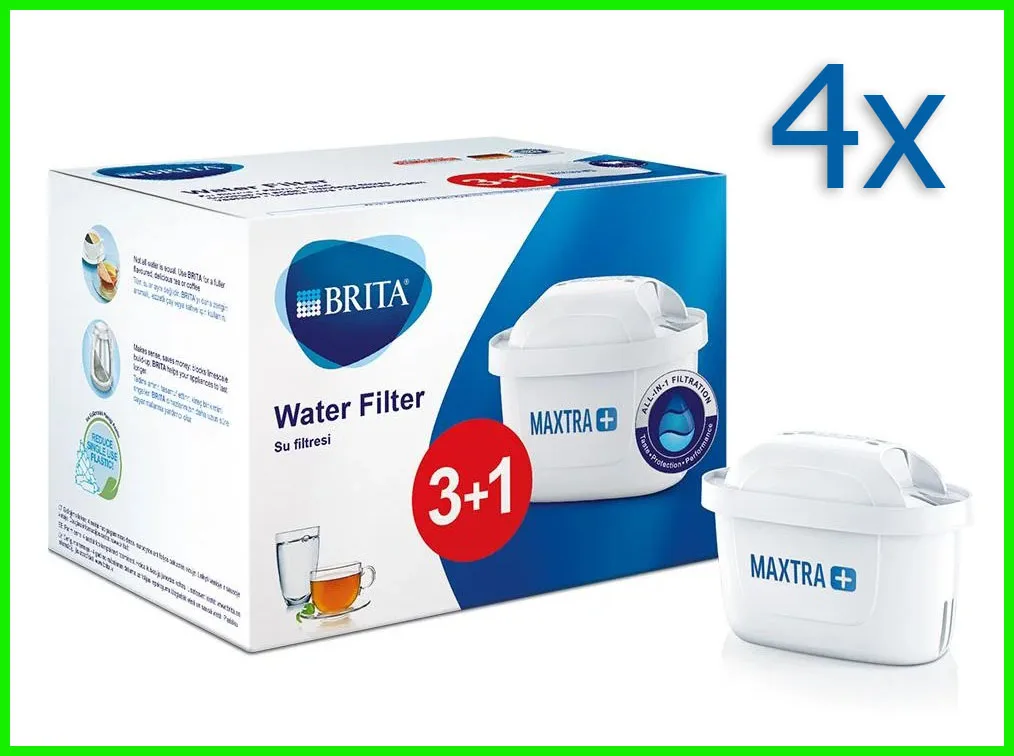 Brita Maxtra 2x 4x 6x pcs Replacement Water Filter Cartridges Compatible with All BRITA Jugs