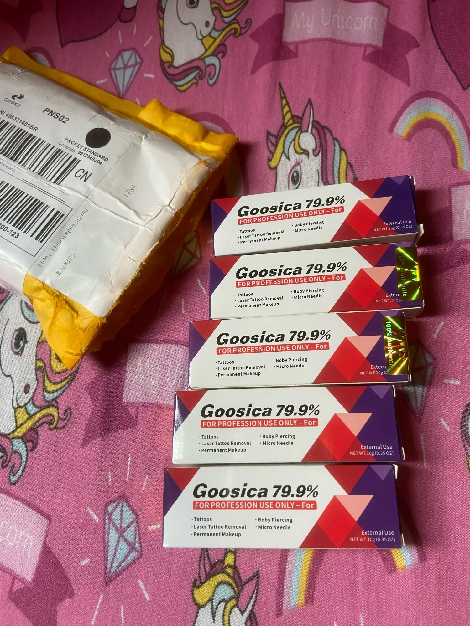 79.9% Original Goosica Multipurpose Numbing Ointment for Microblading/ Laser / PMU / Piercings / Waxing/IPL treatment photo review