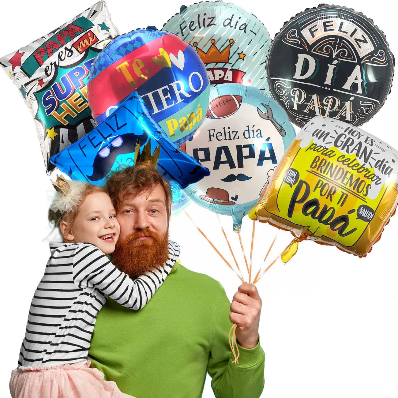 Globos Dia del Padre Papá Decoracion Fiesta Tematica Arreglo Decorativo Feliz Dia Padres Cumpleaños Globo Metalico