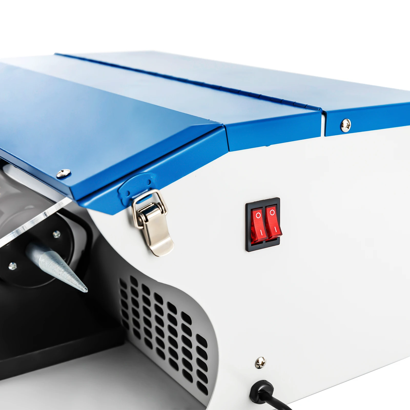 500W Jewelry Polisher Tabletop Dust Collector Buffing Machine With Light for Jewelry Metal Maintenance Manufacturing