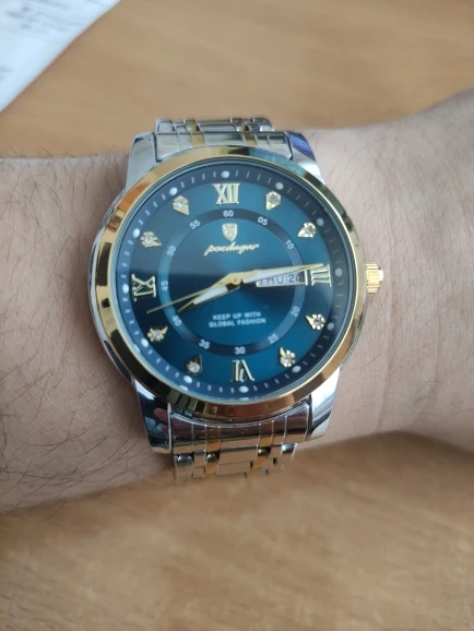 POEDAGAR Luxury Watch for Men photo review