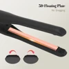 Mini Hair Straightener Curler Titanium Thin Plate Pencil Flat Iron For Short Hair Beard Pixie Cut Salon Styling Tool 100-240V 3