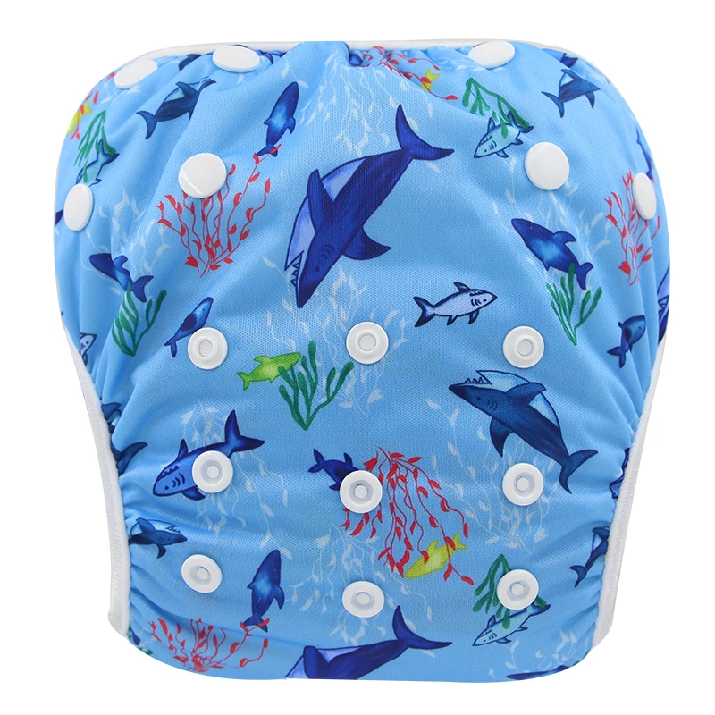 Eco-Friendly Reusable Adjustable Baby Swim Diaper - Soft, Breathable, and Waterproof Swimwear