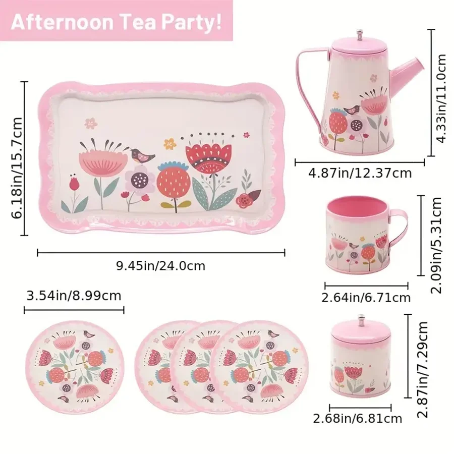 12PCS Tableware Children's Play House Simulation Tableware Toy Set Parent-kids Interactive Play Toy Children's Birthday Gift