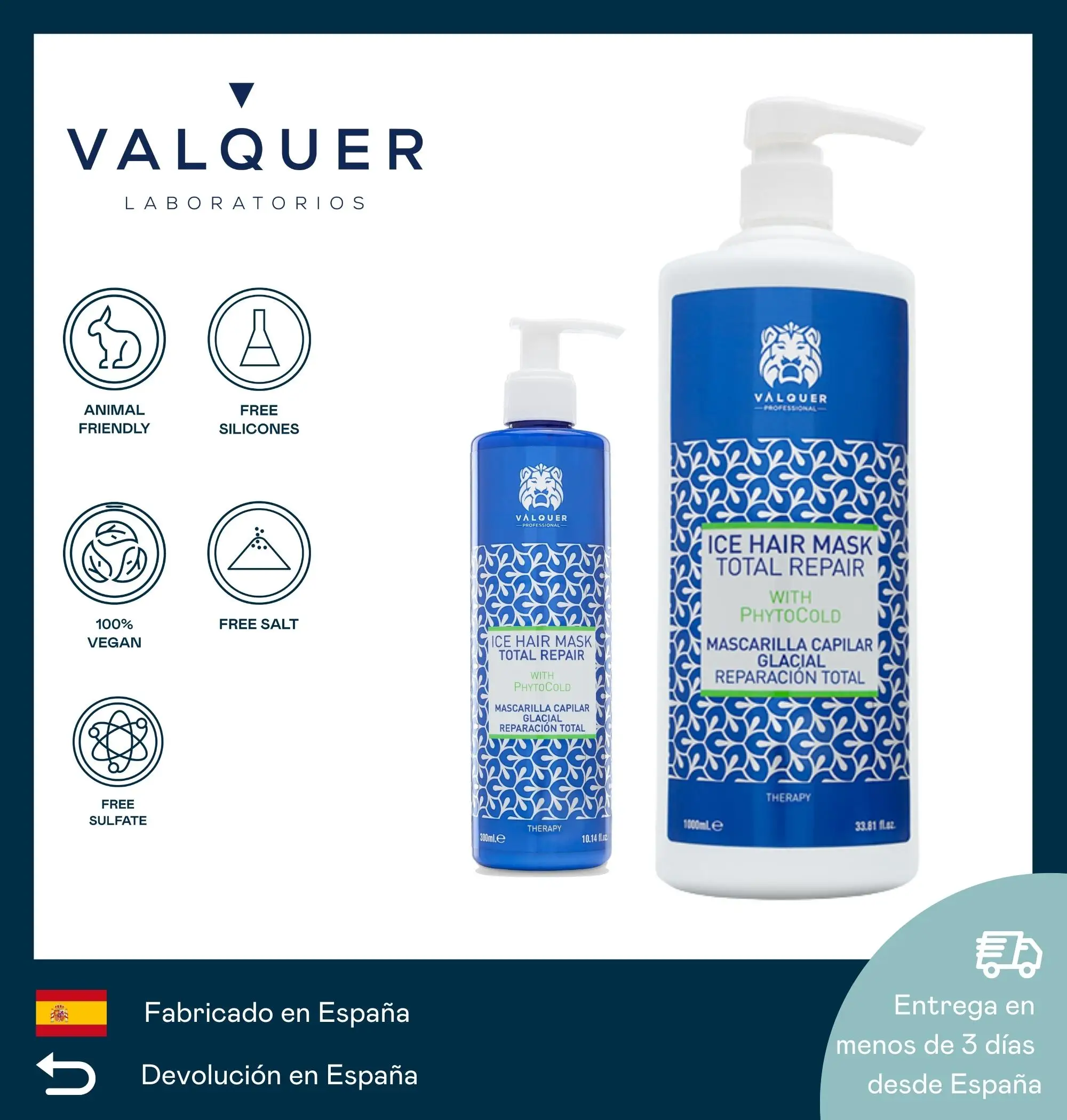 ProfessionalValquerIceHairMaskTotalrepaircapillarymaskWithout