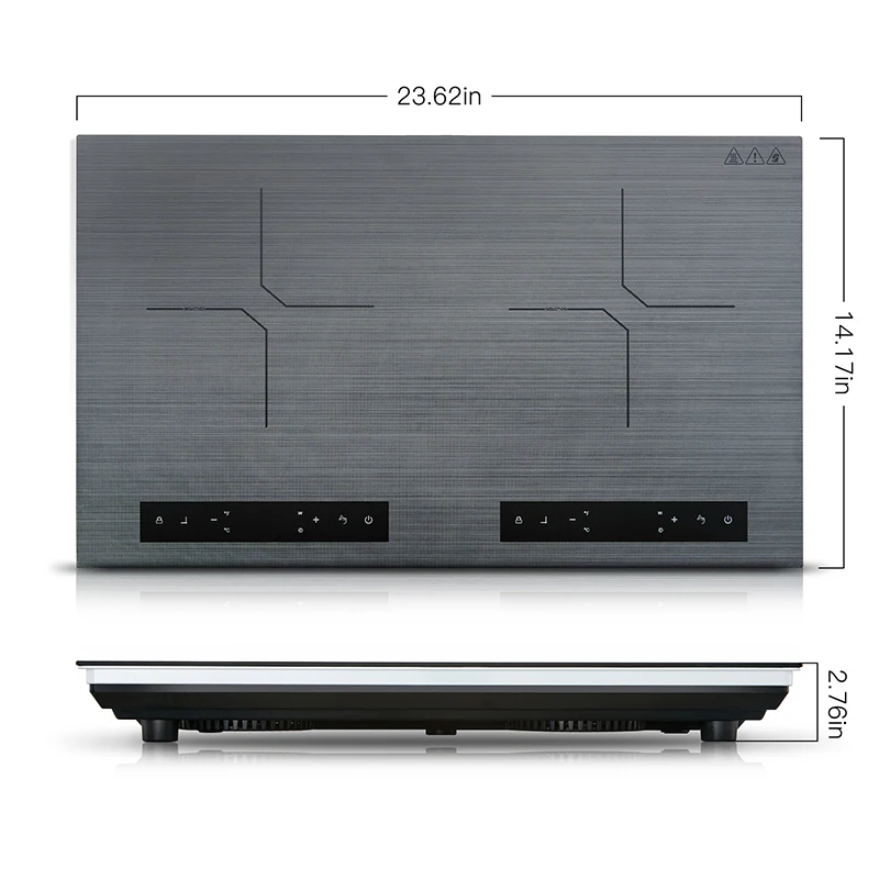 Double Cooker Induction Electromagnetic High-fire Furnace Electric Adjustable Temperature Hob Power Magnetic Hot Plate