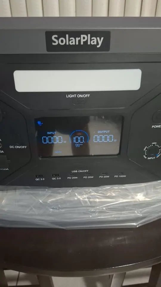 SOLARPLAY Q2501 Portable Power Station 2160WH LiFePO4 Battery with 2400W (4800W Peak) AC Output Solar Generator for Garden Party photo review