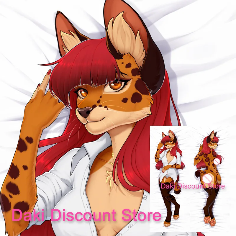 

Двухсторонняя наволочка Dakimakura Tiger Furry Anime с принтом в натуральную величину
