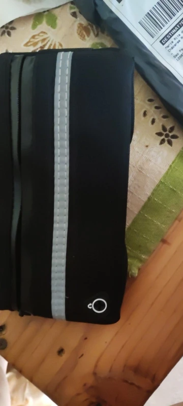 Pochete Esportiva cintura Preta porta celular garrafa utensílios para Corrida Preta photo review