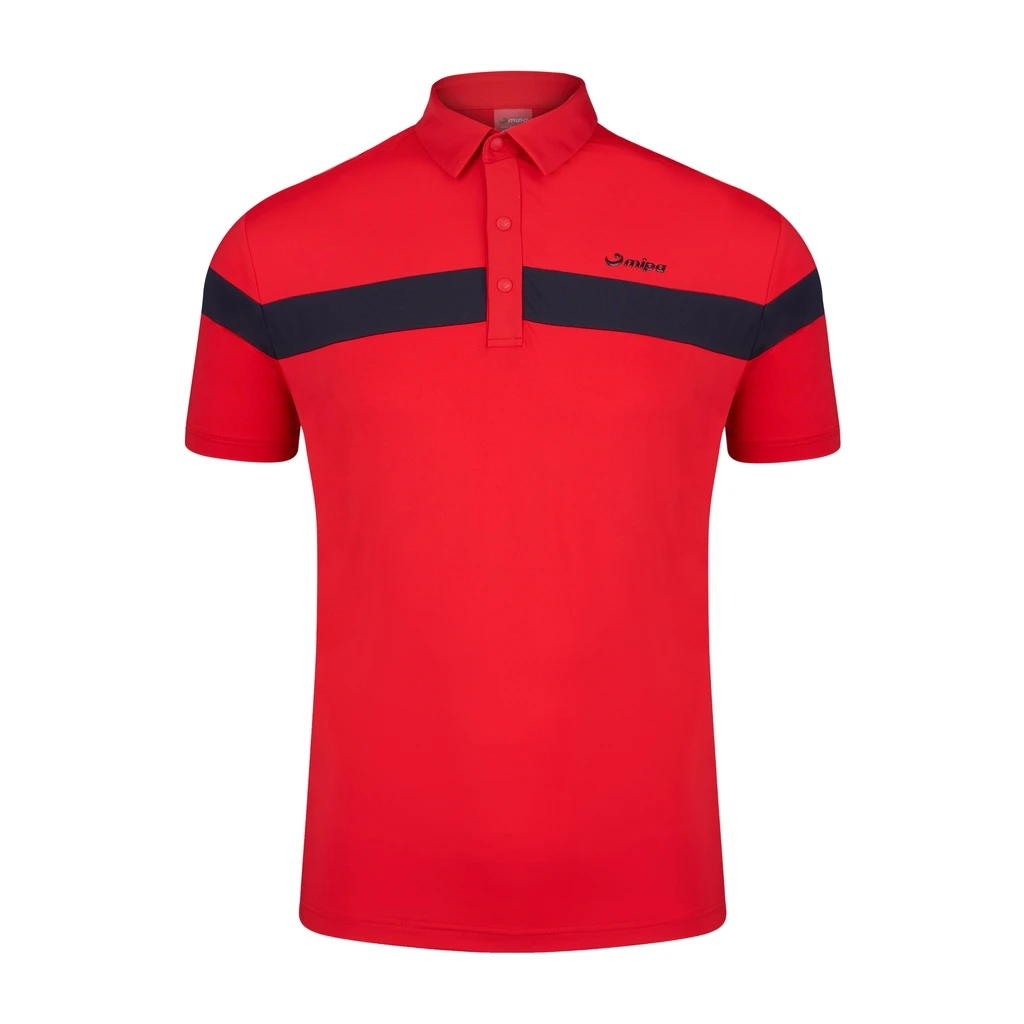 

Mipa Lauren Top for Men Decorative Pattern in Middle of Back for Sport Activities Slim Fit Spring Autumn Men's Golf Polo Shirt