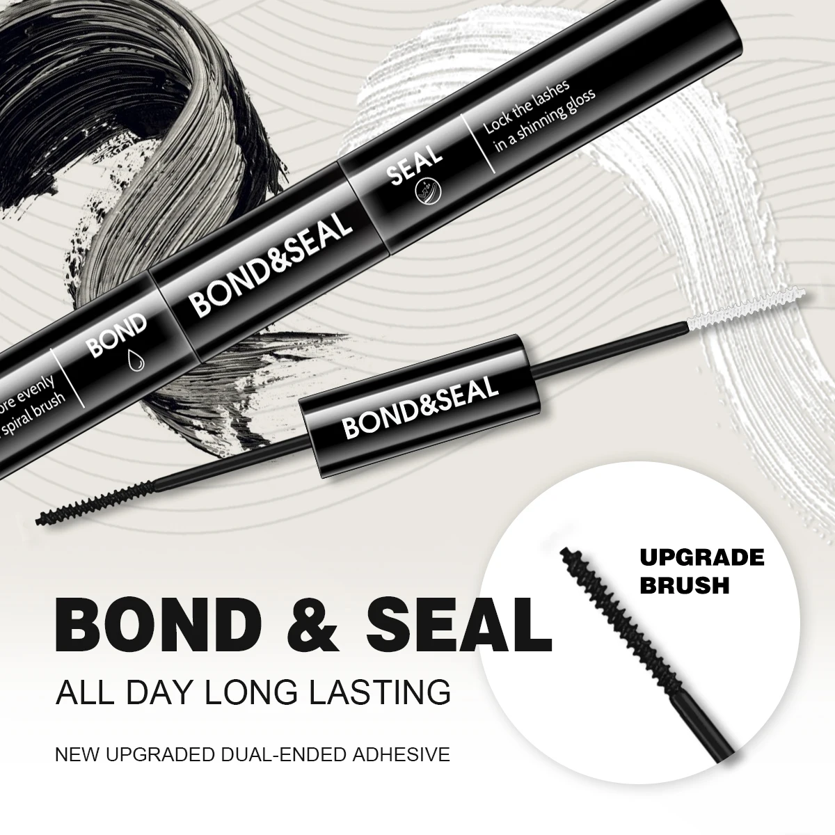 Lash Bond And Seal Colla Per Ciglia A Grappolo Individuale Colla Per Ciglia Da 10Ml Rivestimento Di Ritenzione Adesiva A Doppia Estremità Impermeabile