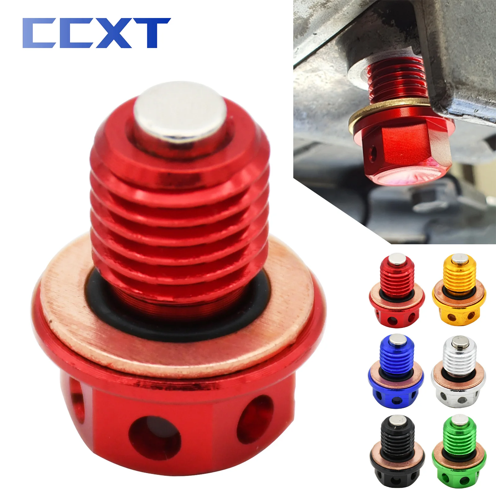 

CNC M12x1.5 Oil Drain Plug Bolt For Honda XR CRF 50R 50F 70R 70F 100R 100F CR CRM 85R 125R 250R 250L 250M XR 250R 400R 600R 650R