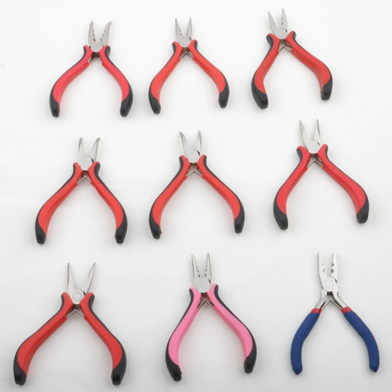 1 piece 3 Holes Mini Hair Pliers for Micro Nano Ring Links Feather Hair Extensions Opener And Removal Tool Extension Tongs