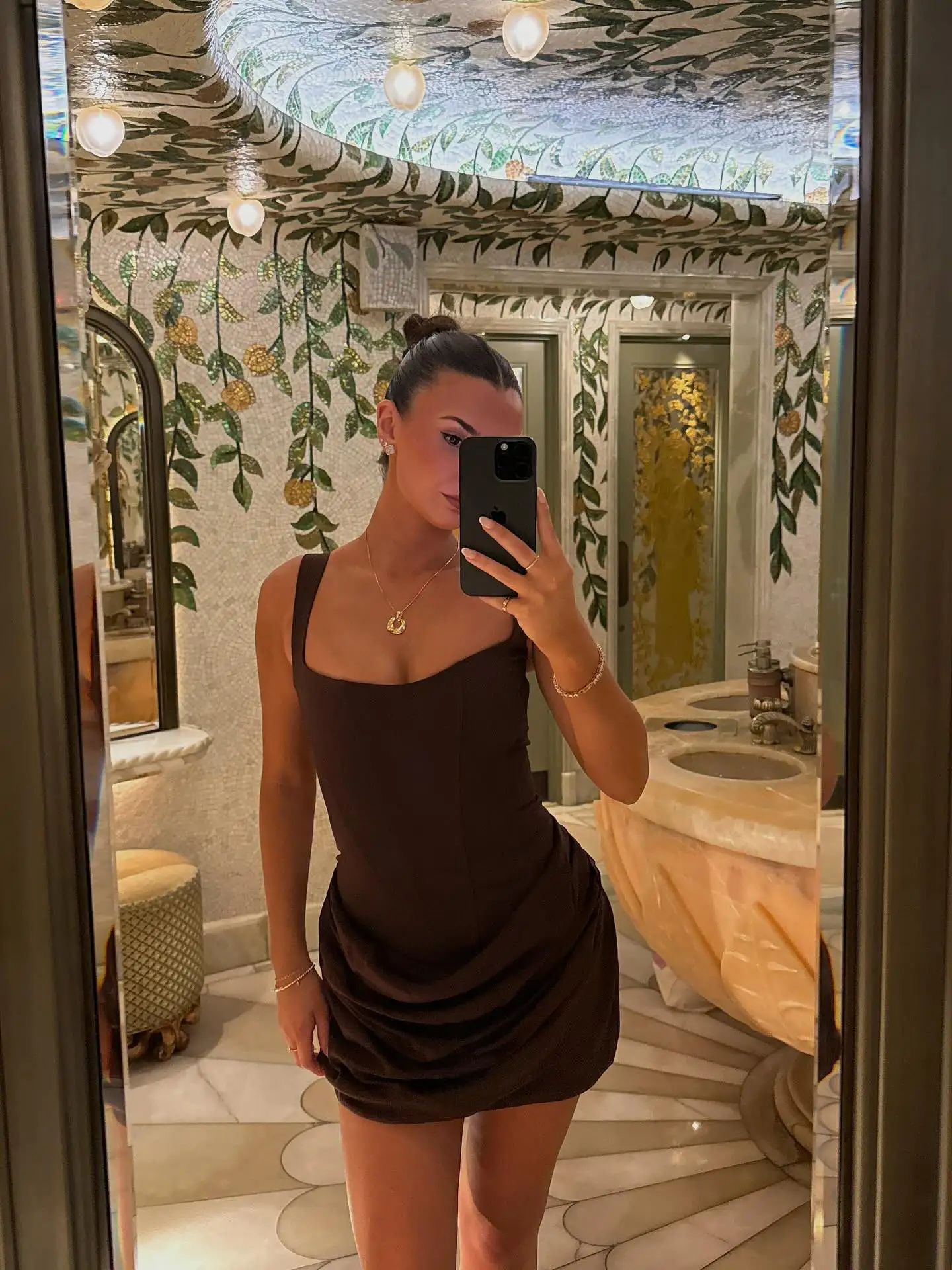 Sexy Square-neck Halter Mini Dress Women Pleated Sleeveless Backless High Waist Bodycon Dresses 2026 New Summer Lady Party Robes photo review