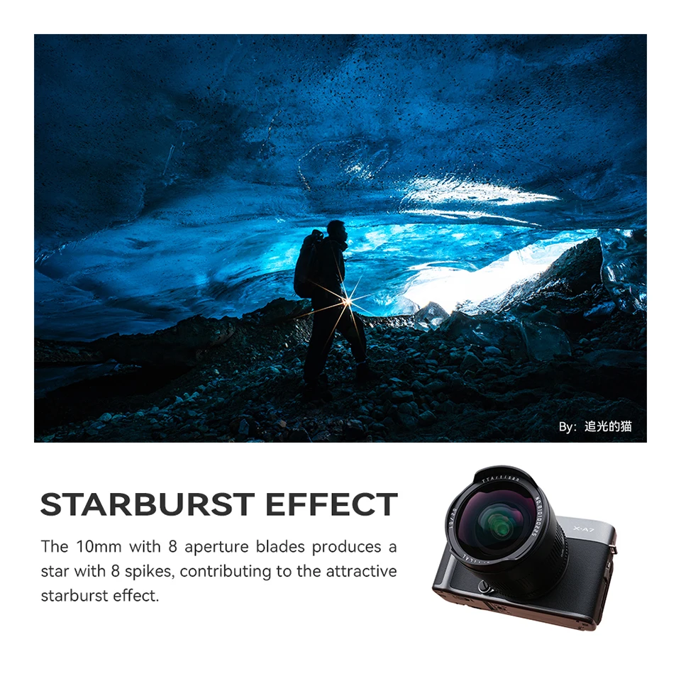티티아티산 APS-C 10mm F2 ASPH. 후지 X-T200 X-T30 II A6500 A7R III 니콘 Z5 캐논 R50용 광각 프라임 카메라 렌즈