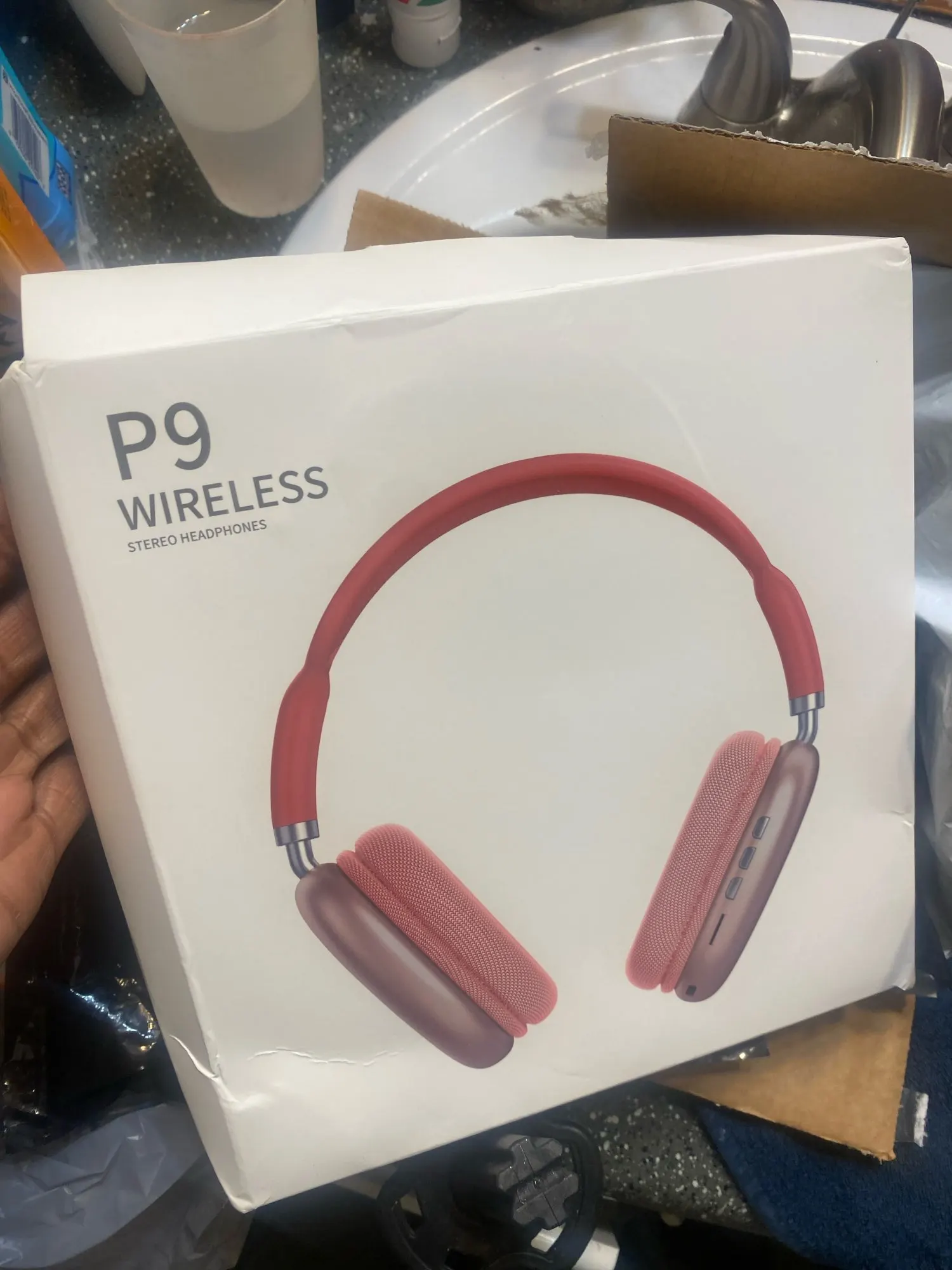 P9 Wireless Bluetooth Headphones With Mic Noise Cancelling