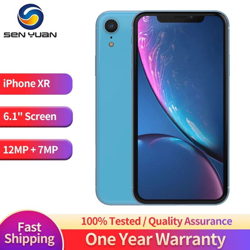 besked flaske papir Original Apple iPhone XR 4G LTE Mobile Phone Used 6.1" 3GB RAM  64GB/128GB/256GB ROM CellPhone 12MP+7MP HexaCore Apple Smartphone _ -  AliExpress Mobile