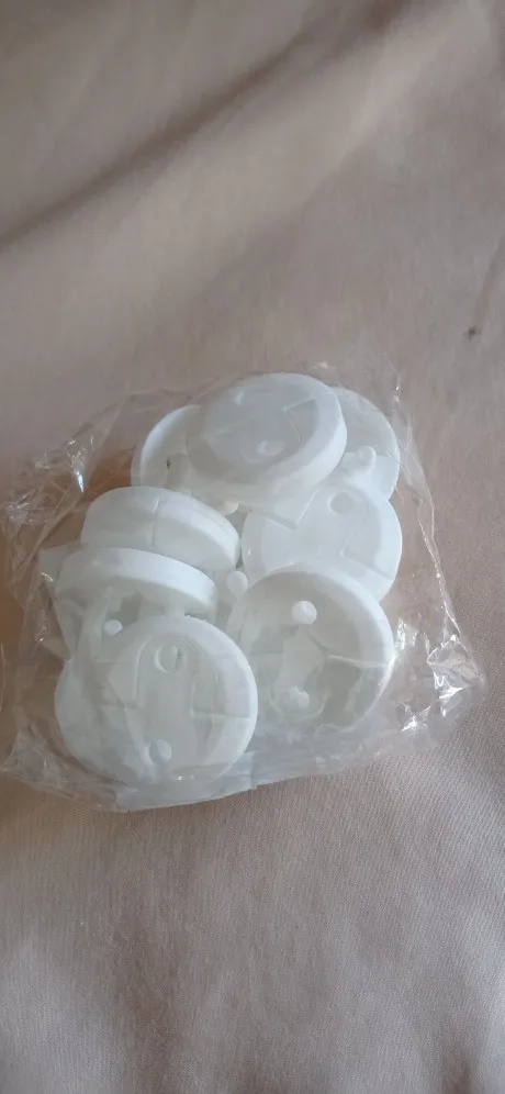 10pcs Anti-Shock Socket Covers - European Regulations Safety Covers for Power Outlets photo review