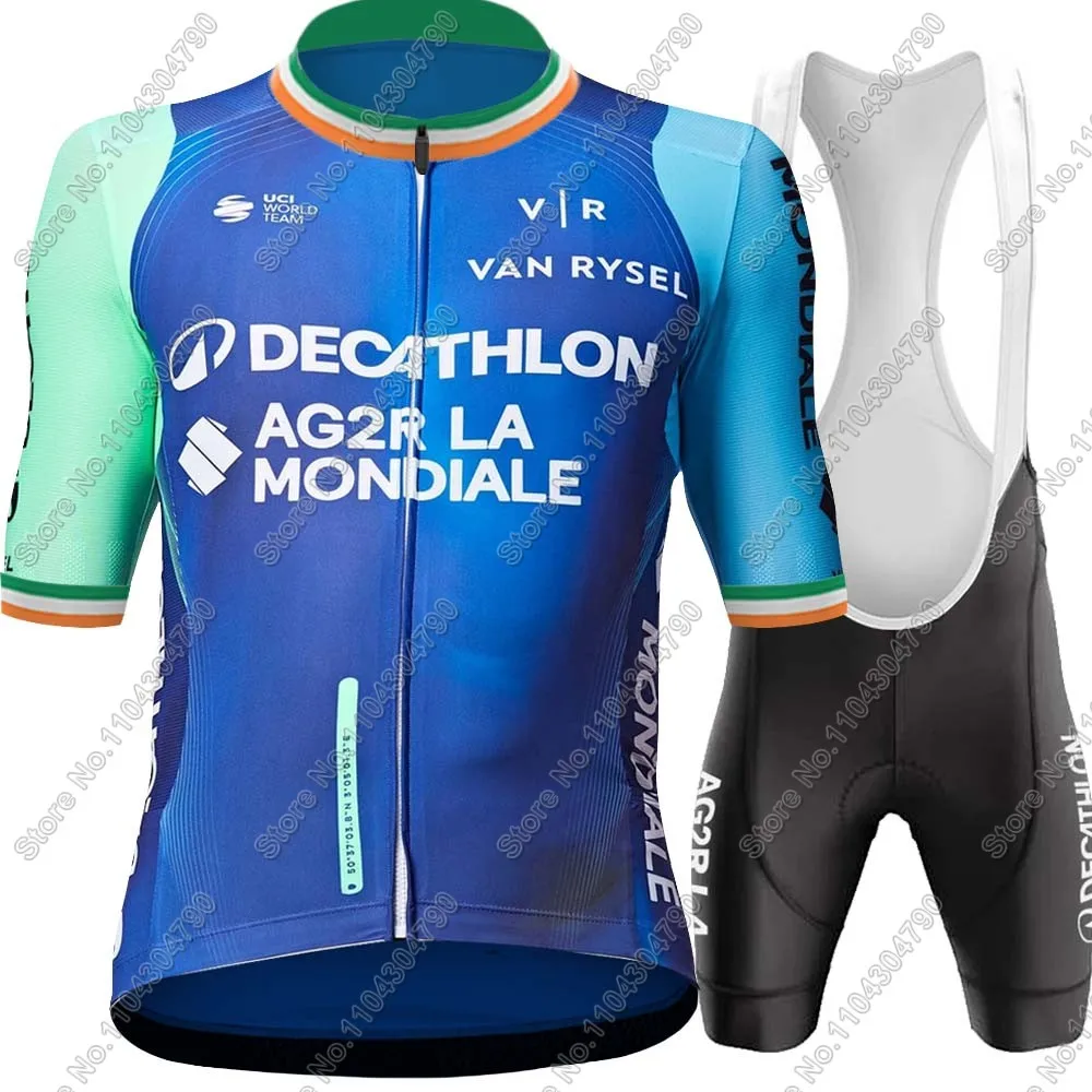 Ag2r Cycling Jersey Set Country Summer France