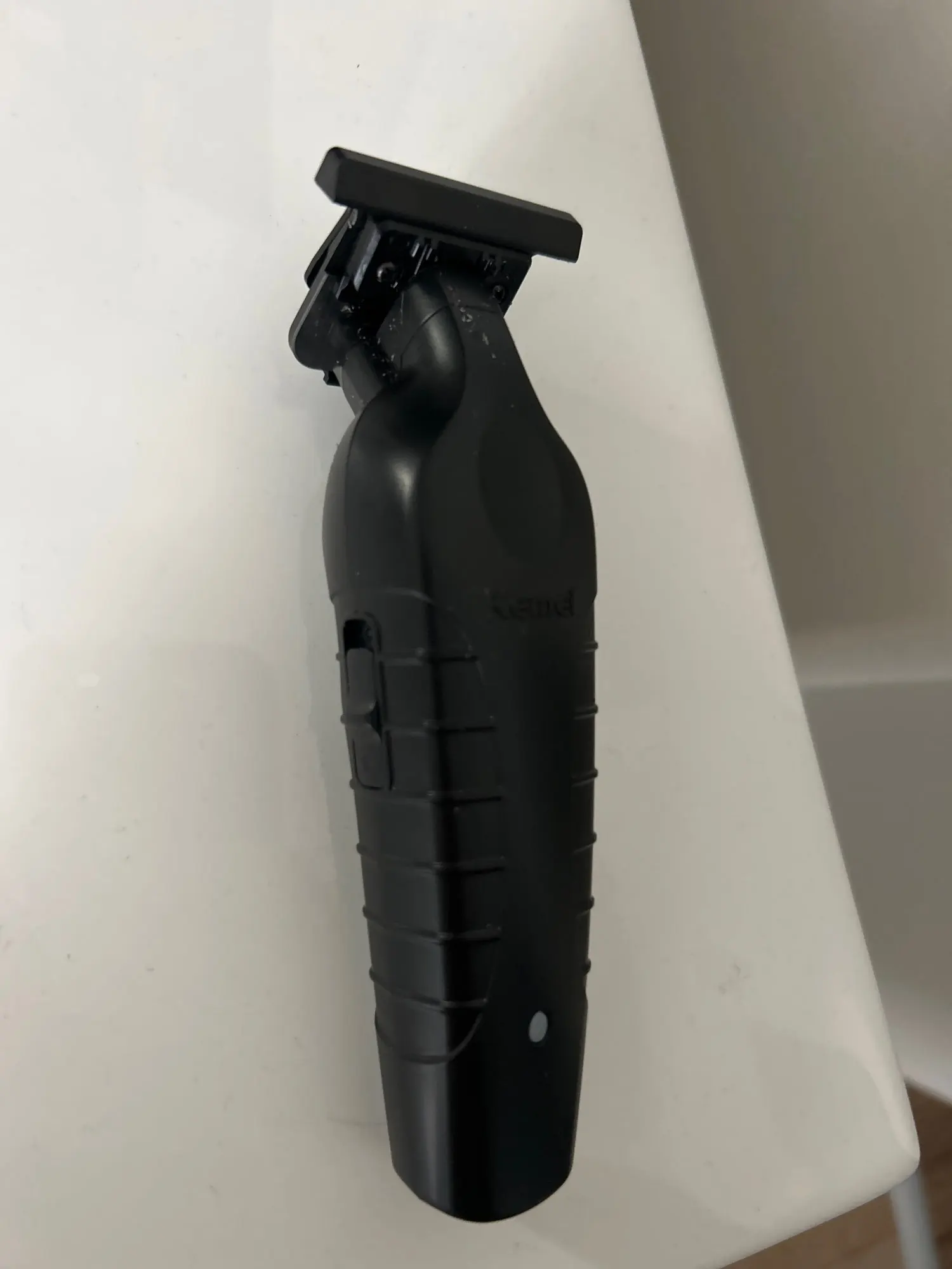 Kemei 2299 barbeiro aparador de cabelo sem fio 0mm zero lacunas escultura clipper detalhe profissional máquina corte acabamento elétrico photo review