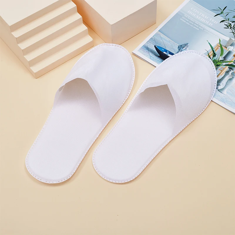 50PairsPerPackDisposableNonWovenSlippersHotelsHomestayTravel
