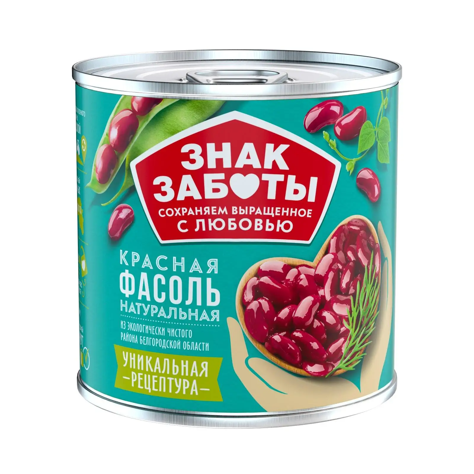 Упаковка из 12 банок Фасоль Знак Заботы