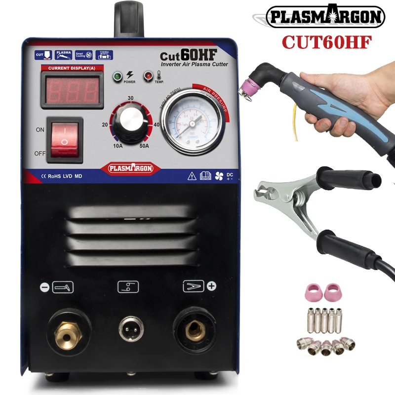 Plasma Cutter Real 60AMP REBOOT Air CUT60 Cutting Machine 220v Inverter Us