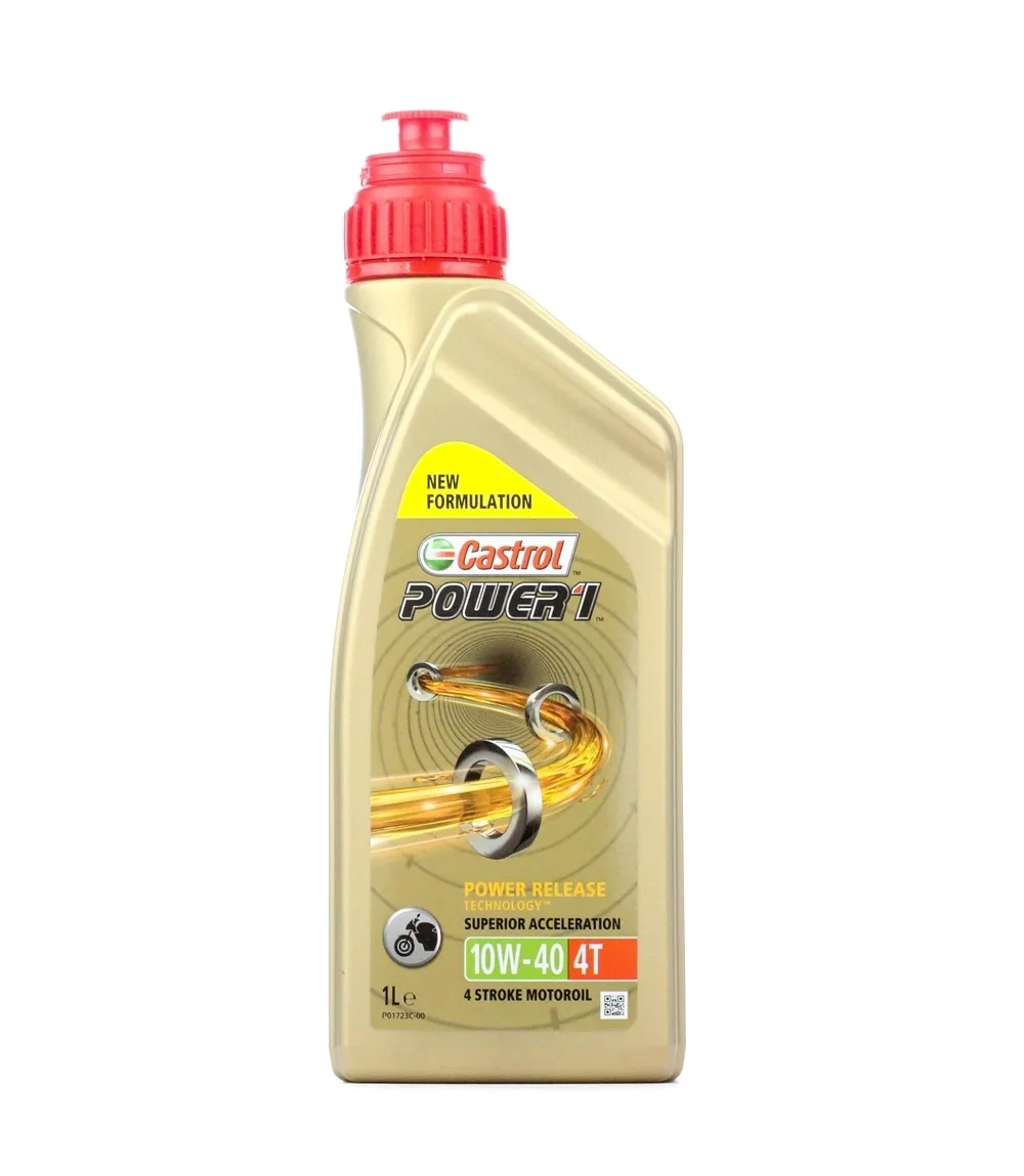 Castrol 15043E-4 Tempi Moto Oil Power 1 Gps 10 W40 1L