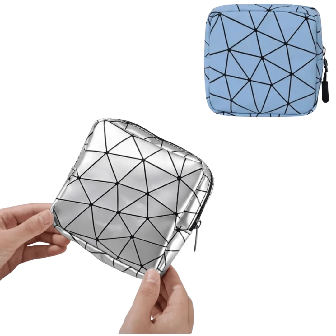 Bolso de Cosmeticos Portatil De Bolsillo Neceser Tornasol Tela Impermeable Ideal Para Tu Maquillaje