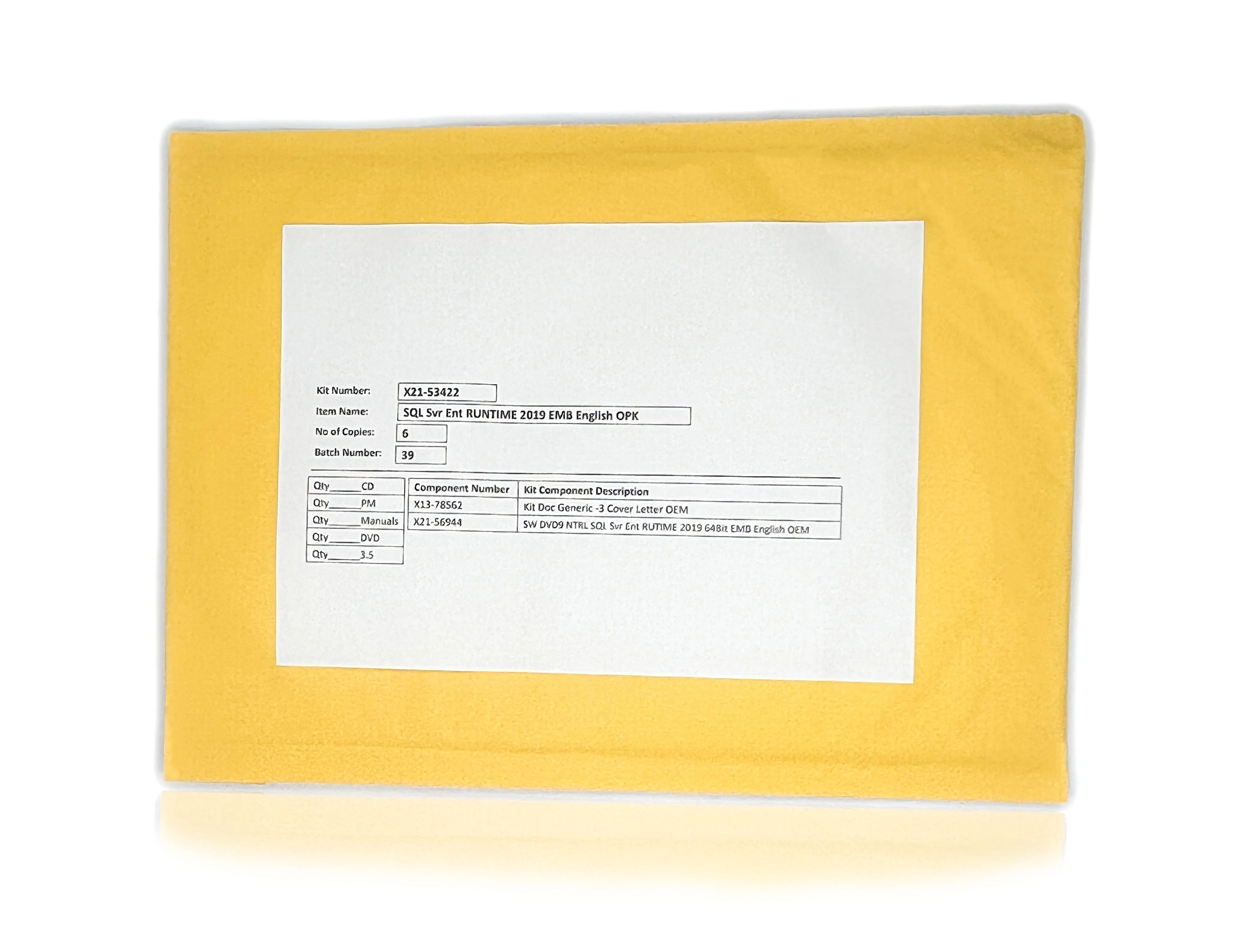 Microsoft SQL Server Enterprise 2019 IoT - 4 Core License with DVD Description Image.This Product Can Be Found With The Tag Names Computer Office, Server enterprise