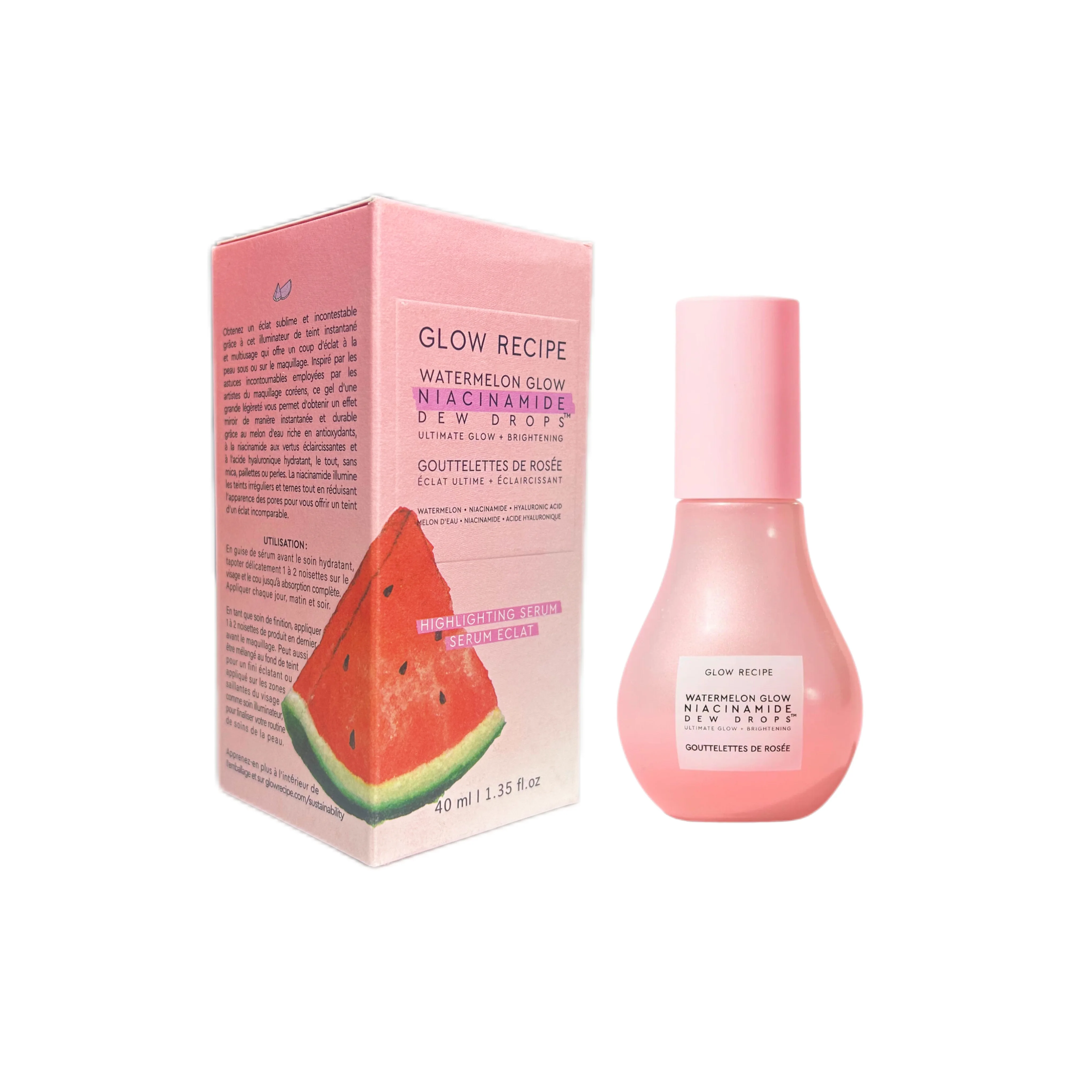 40 mL Glow Recipe Night Cream Skin Care Watermelon Niacinamide Dew  Hyaluronic Acid cream 2
