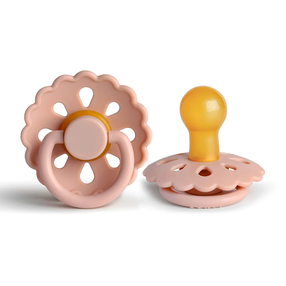 لهايات الأطفال من Erduo، حلمة مطاطية من اللاتكس، دمية تقويم الأسنان الناعمة المهدئة للأشياء حديثي الولادة، مص من 0 إلى 12 شهرًا