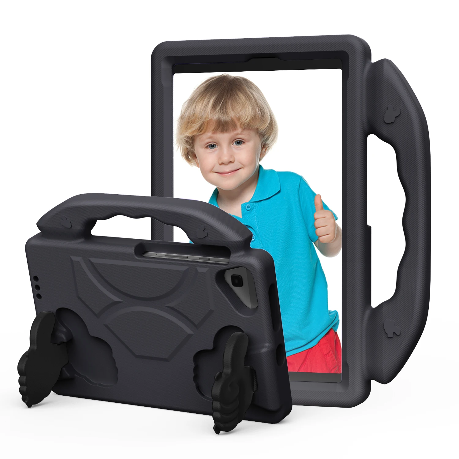 Durable Kids EVA Tablet Stand Case with Handle - Protective Cover