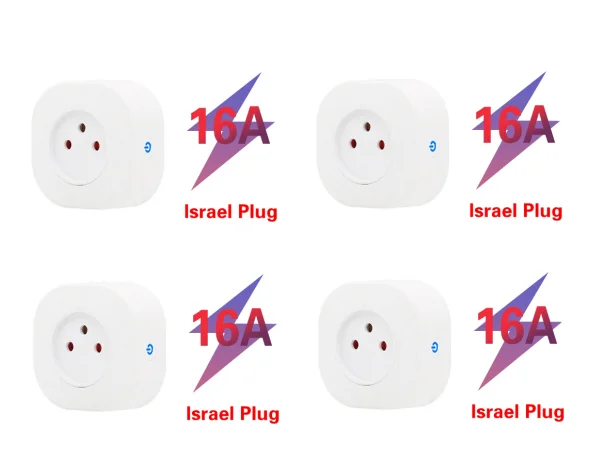 Ubaro-Prise de courant intelligente WiFi, prise de courant de synchronisation, prise vocale, contrôle d'application, prise en charge de Google Home, Alexa, Israël, Tuya, 100-240V, appareil ménager