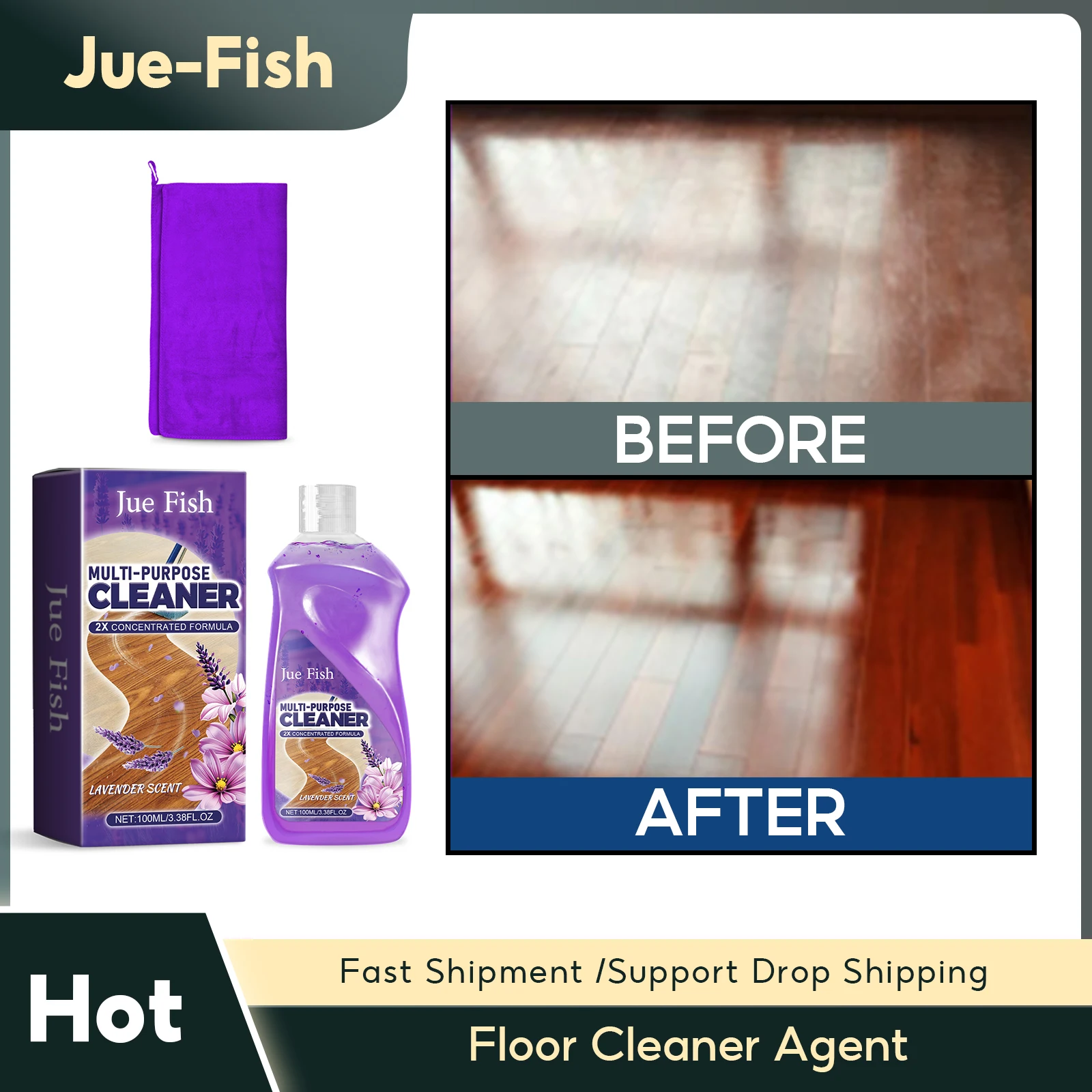

Floor Cleaner Agent Tile Dirt Heavy Oil Stain Mildew Spot Removal Wooden Floor Scratches Cleaning Powerful Floor Cleaner Liquid