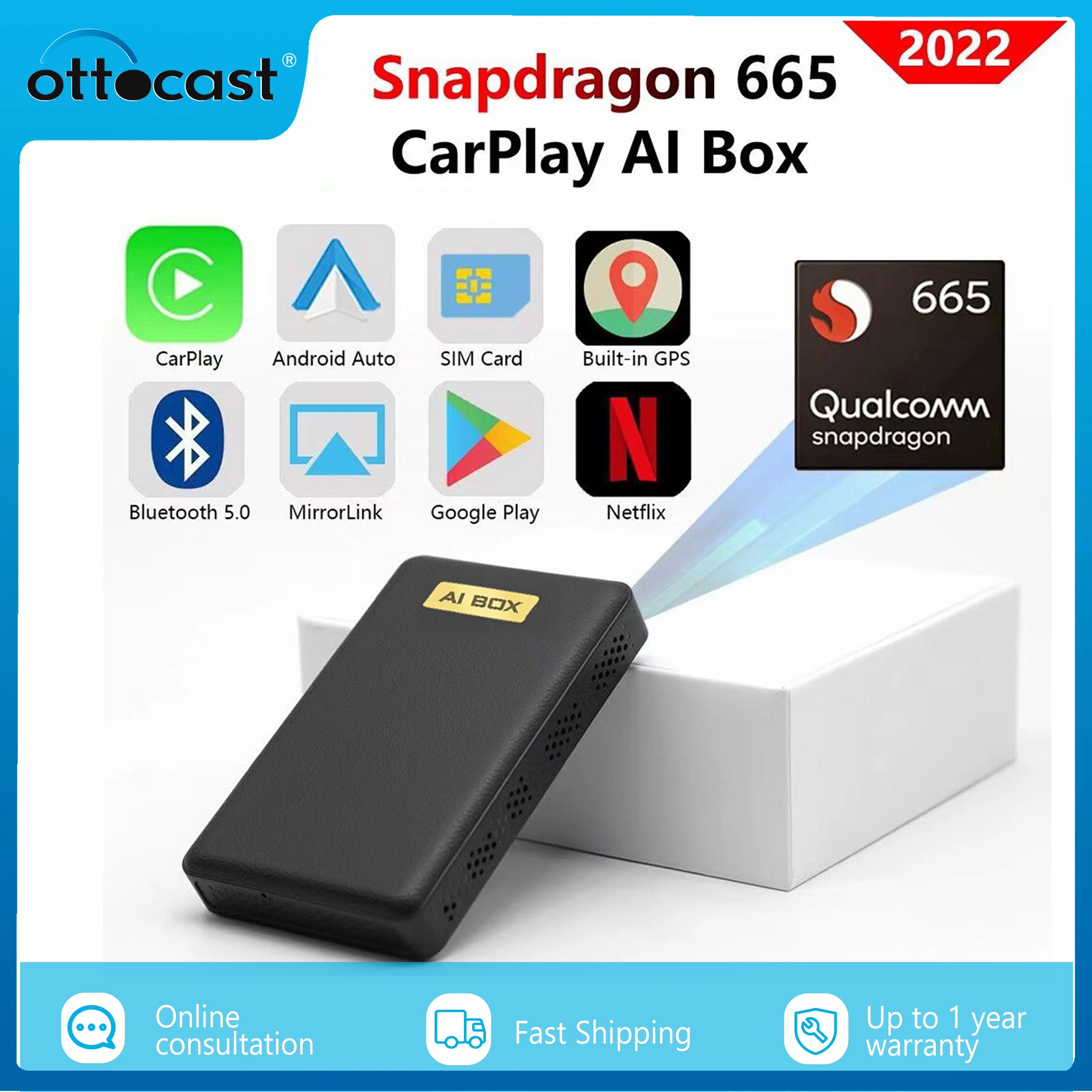 OTTOCAST オットキャスト U2-GT S32 Carplay BOX | www.fleettracktz.com