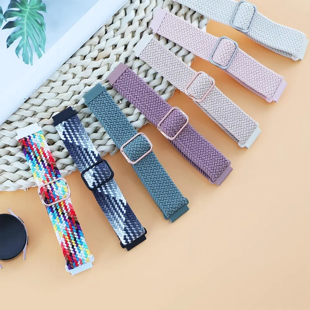 Braided Solo Loop Bracelet Strap - 20mm/22mm Band