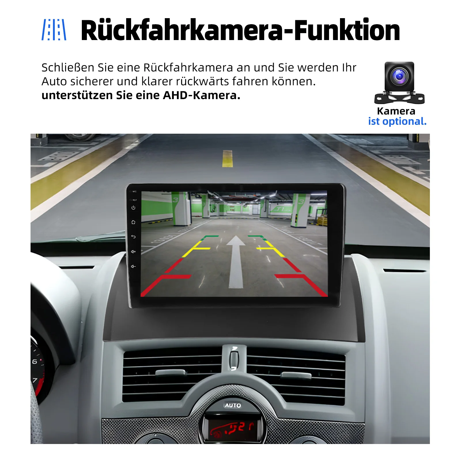 ESSGOO Autoradio Android15 9" 4+64 GB für Renault Mégane II 2002-2009 Wireless CarPlay GPS Navigation WiFi FM 2+32 GB RDS Mirror Link Lenkradsteuerung Bluetooth Android Auto Touchscreen 6+128 GB – Detail 21