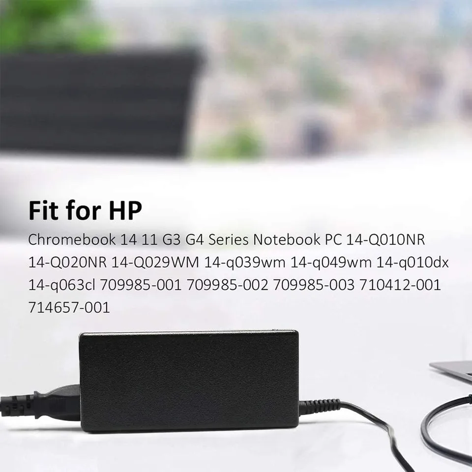 thumbnail image 2 of 90W Laptop Charger For HP EliteBook 840 850 G9 G8 G7 Series - 19.5V 4.62A, Includes US Power Cord 2 of 14