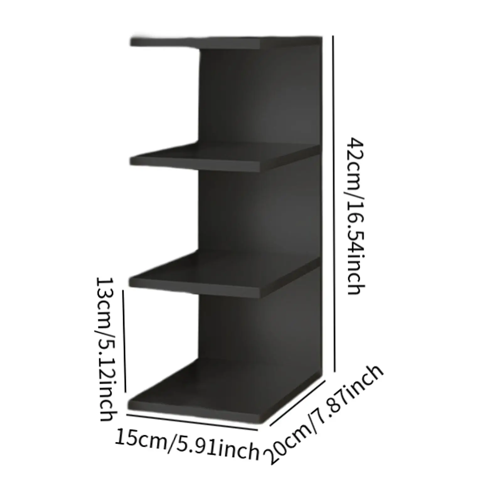Iron 3 Tier Bookshelf Desktop Rack Desk Book Layered Storage Rack Desk Invisible Vertical Simple Bookcase For Office Desktop