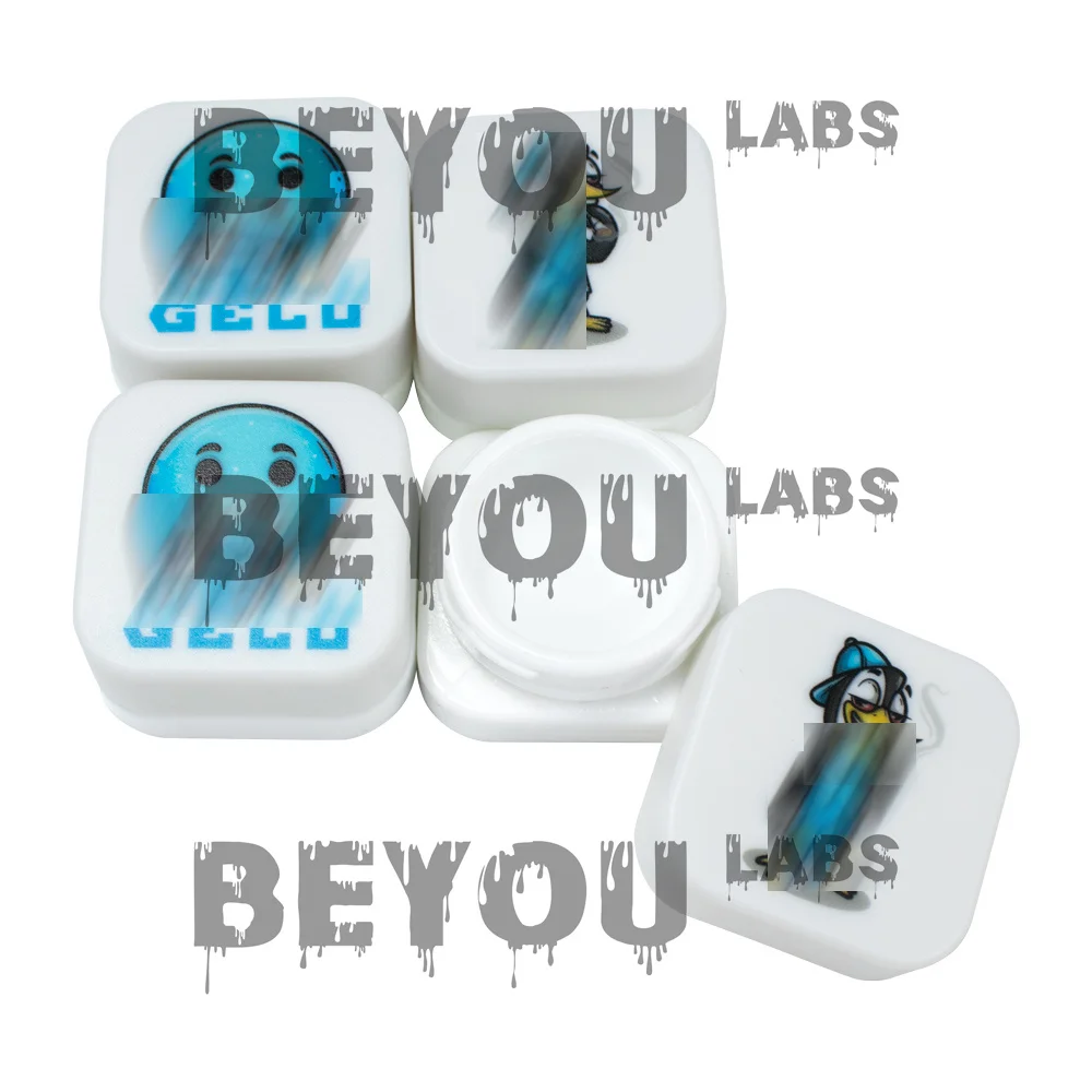7ml 9ml Glass Wax Jar Child Resistant Lock Wax Container Glass Bowl Childproof Separate Space Cream Balm Storage Box Custom Logo 4